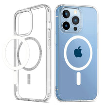 Magsafe magnetic phone case suitable for new Apple 15pro boxed transparent acrylic iPhone hard case