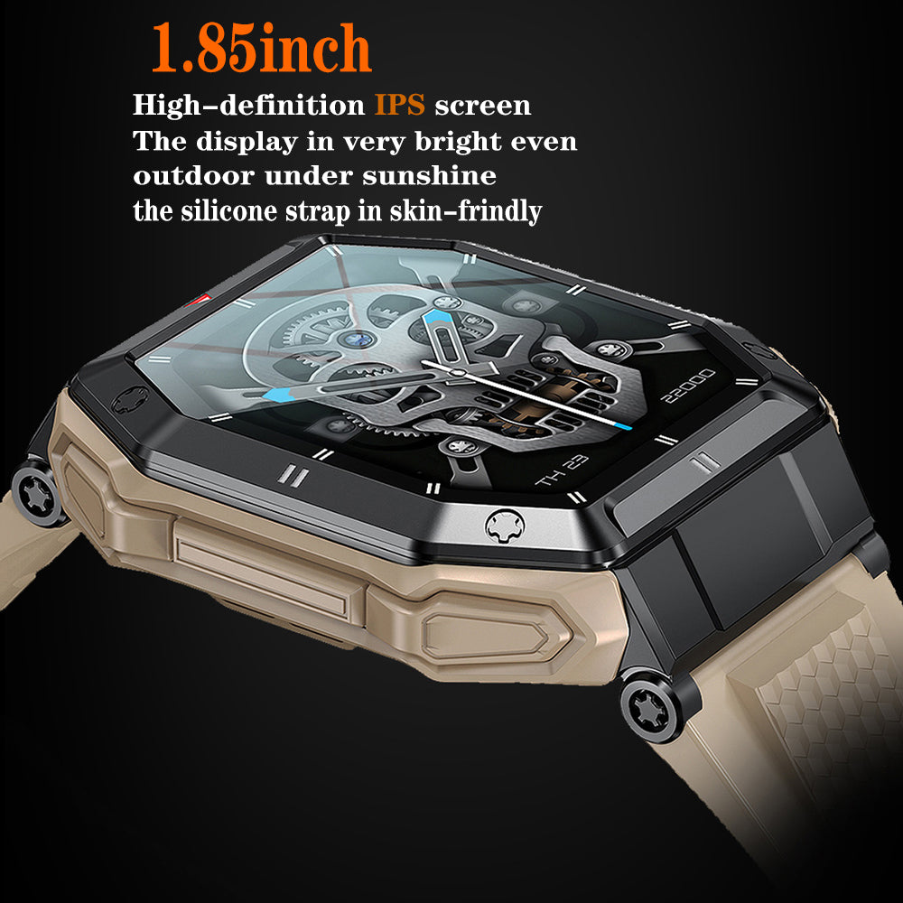 K55 new outdoor smart watch bluetooth call heart rate blood pressure blood oxygen stopwatch music multi-sport mode