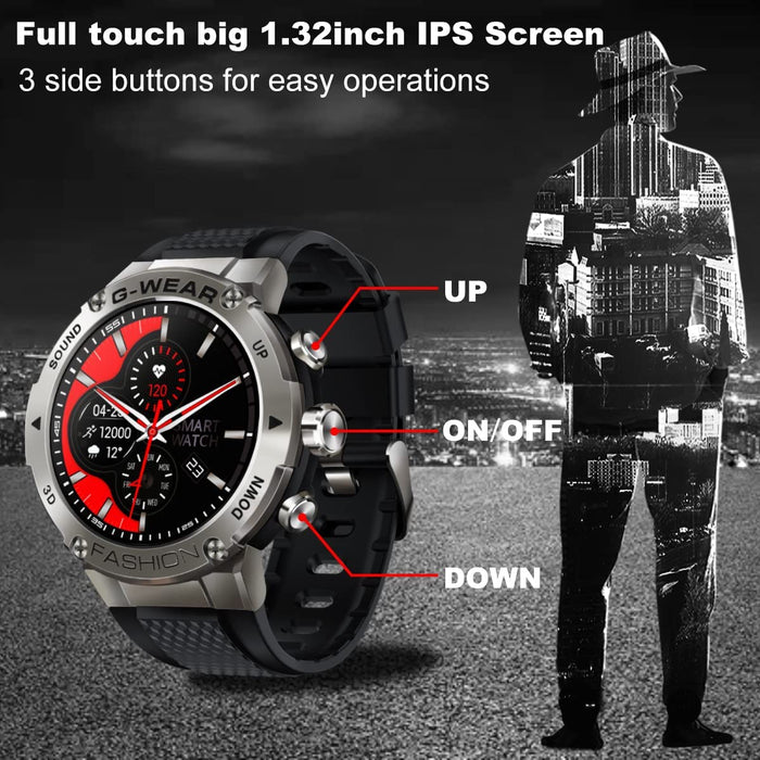 K28H call smart watch 360*360 resolution IPS bluetooth call heart rate