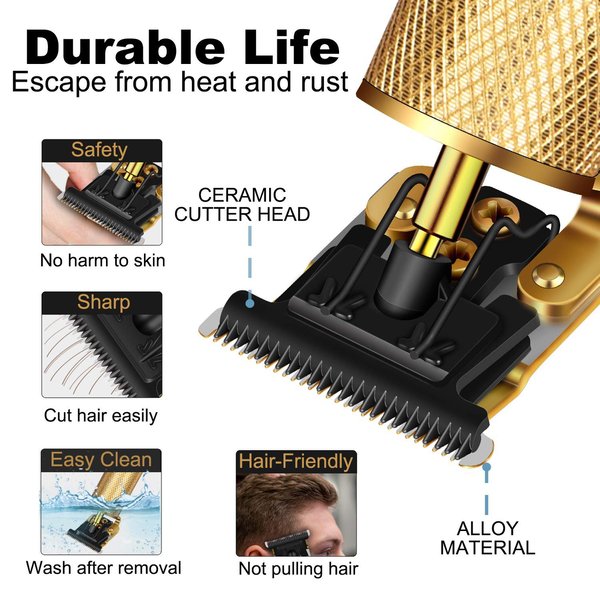Buy 2 free shipping 🎁-Cordless Zero Gapped Trimmer Hair Clipper