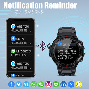 K22 smart call bracelet 1.28 inch IPS full circle full view heart rate blood pressure monitoring Bluetooth call watch
